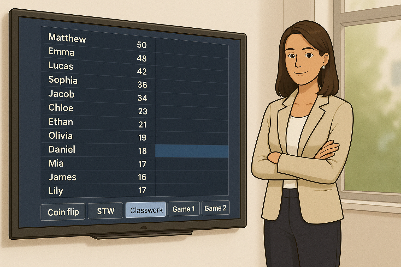 Classroom fairness illustration