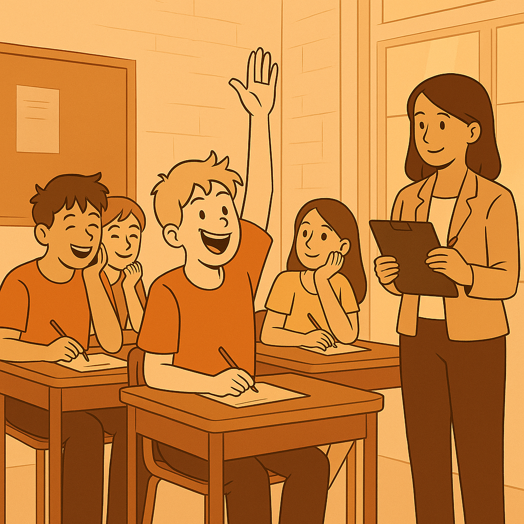 Classroom illustration for incentives article