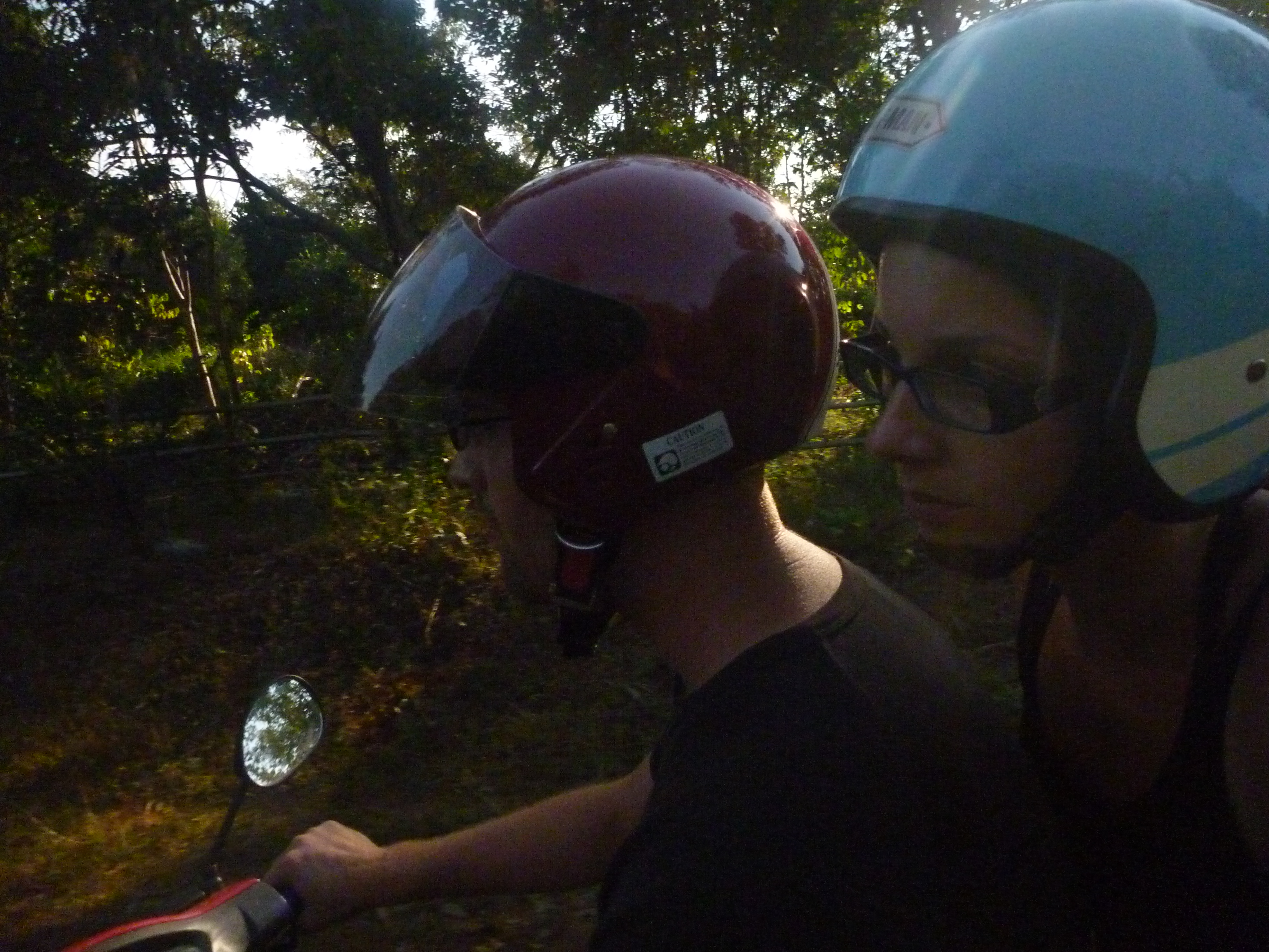 The ride back from the waterfalls